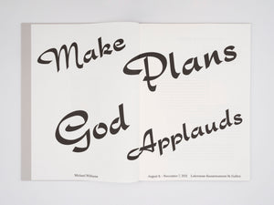 Michael Williams: Make Plans God Applauds