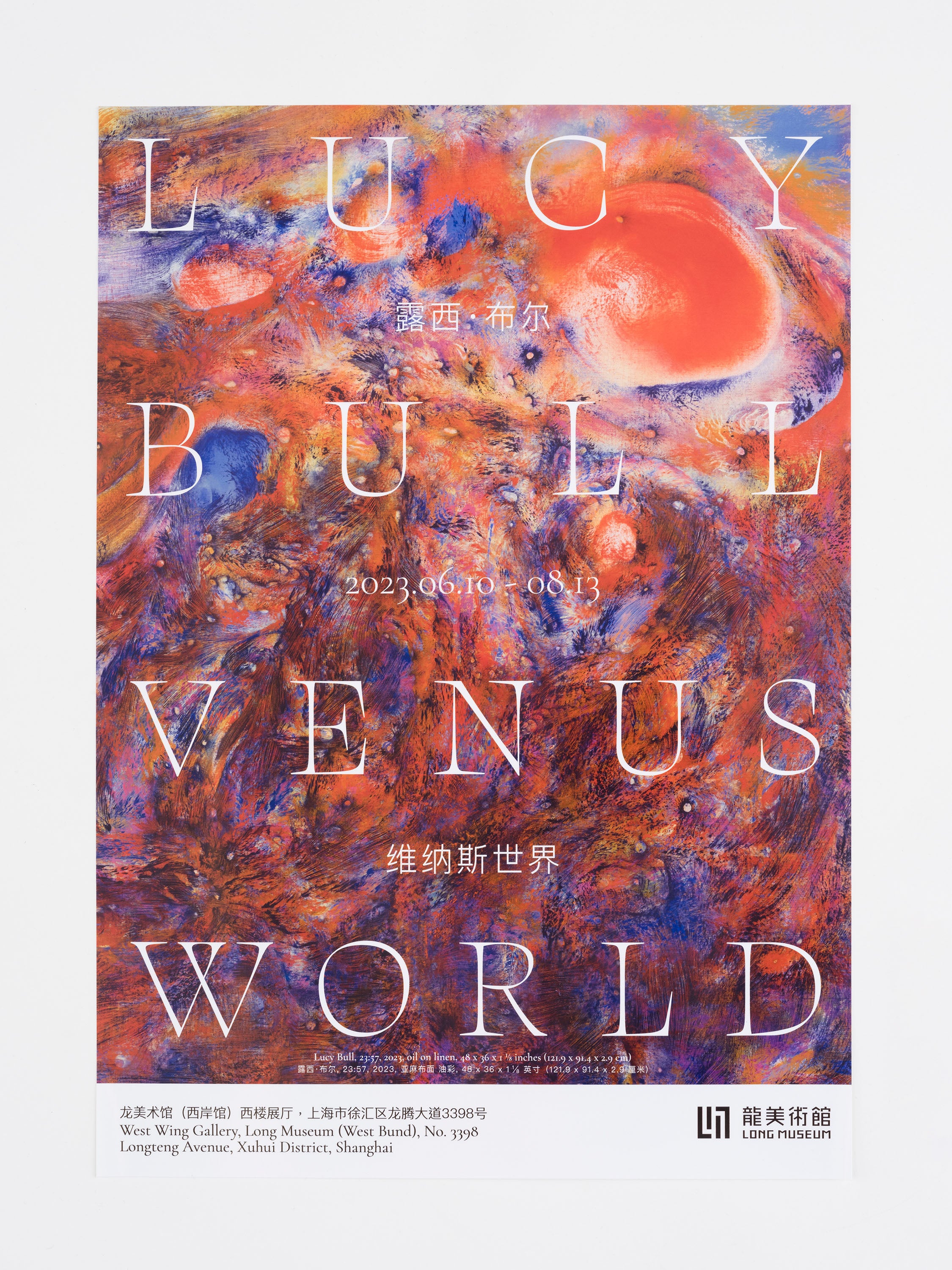 Lucy Bull: Venus World Exhibition Poster – David Kordansky Gallery