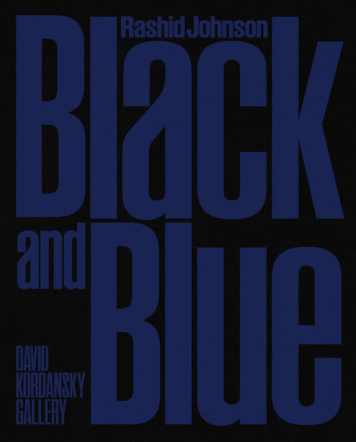Rashid Johnson: Black and Blue